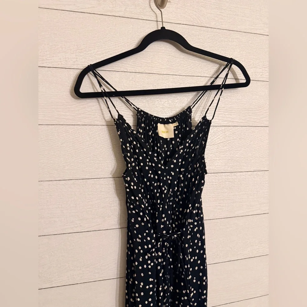 Anthropologie Finley Wide-Leg Jumpsuit PolkaDot 6 - Picture 5 of 10
